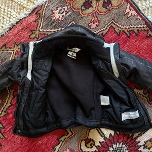 Columbia black interchange coat 4T